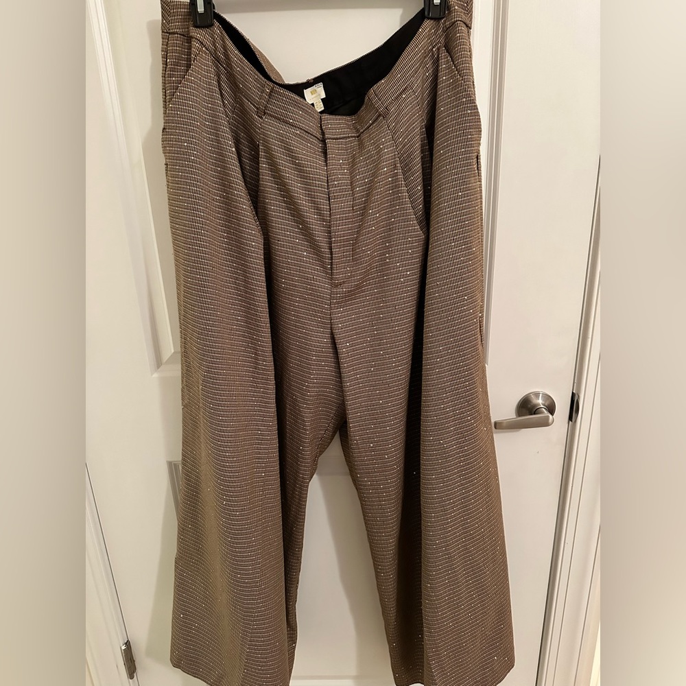 Maeve Rhinestone Embellished Trousers